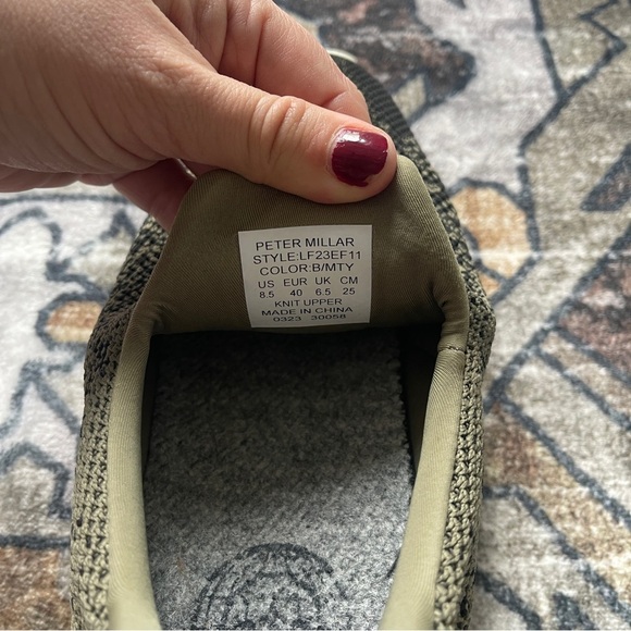 PETER MILLAR WOMEN'S Hyperlight Apollo Sneakers Green Slip On Shoes - Picture 8 of 9